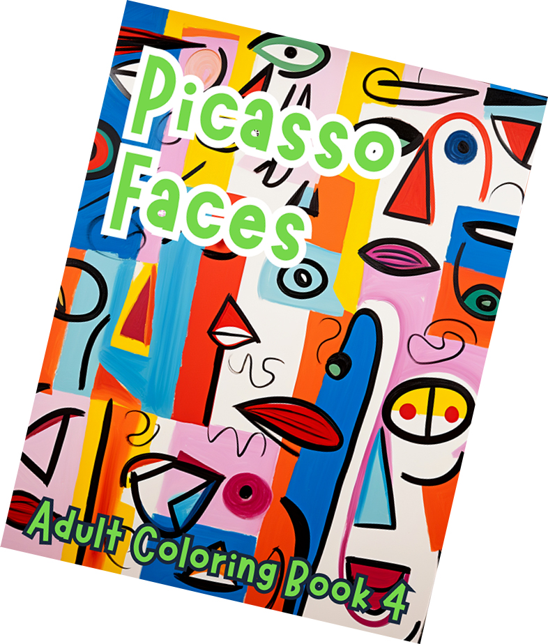 Picasso Faces Coloring for Adults Book 4