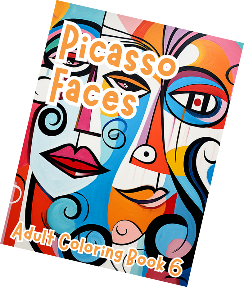Picasso Faces Coloring for Adults Book 6