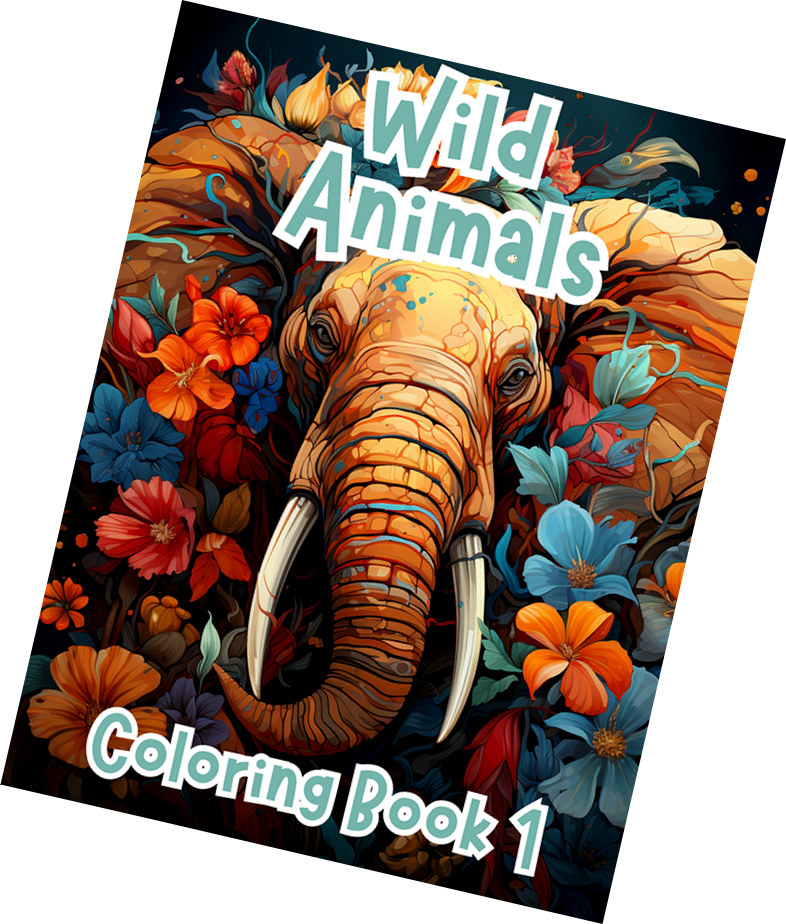 Wild Animal Coloring Book