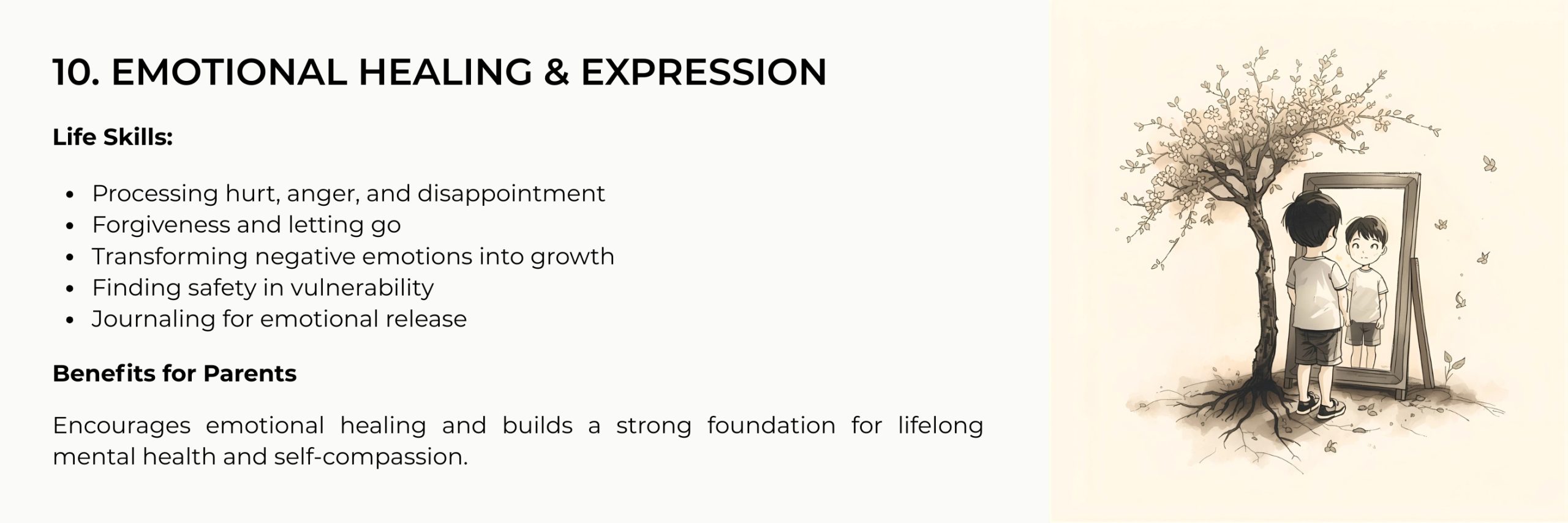 10. EMOTIONAL HEALING & EXPRESSION
